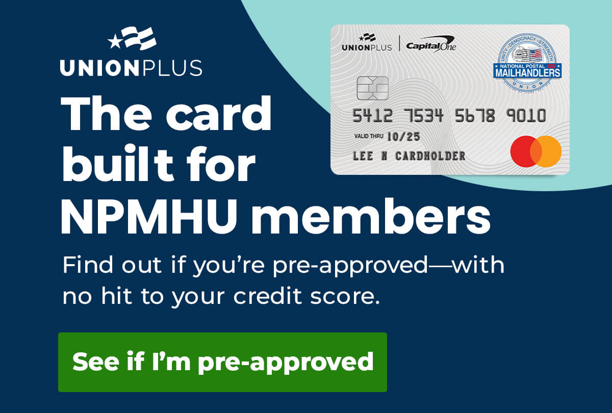 UnionPlus Credit Card for NPHMU members